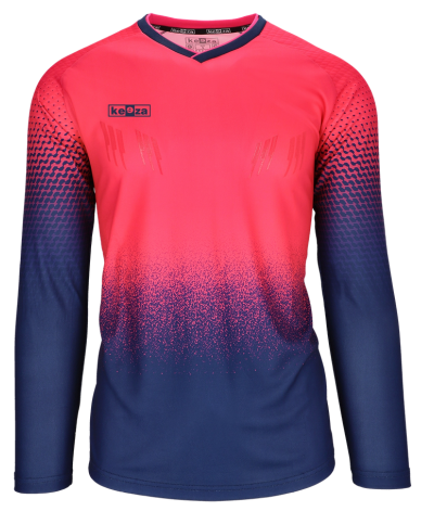 Bluza Bramkarska KEEZA Cage | Z Ochraniaczami | Granat-Róż